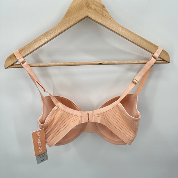 THIRDLOVE NWT 24/7™ Seamless Stripe Wireless Bra // 30F - Picture 9 of 9